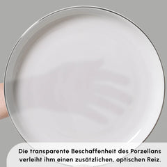 Karaca Streamline Favaro 53-Teiliges 12-Personen Geschirrset Platin