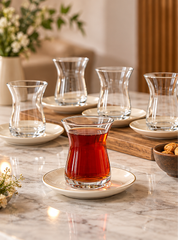 Karaca Globe Weiss Espressotassen-Set für 6 Personen