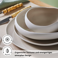 Karaca Earth Collection Cupid 55‑teiliges 12‑Personen‑Geschirrset