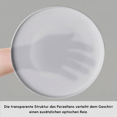 Karaca Forever Bone Fika Frühstücksset für 6 Personen, 22-teilig
