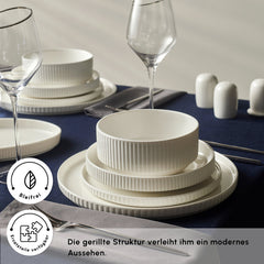 Karaca Forever Bone Pablito Tafelservice, 53-teilig