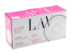 LAV AJD268F Ajda 6pcs / Bardakalti / soucoupe en verre à thé