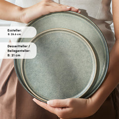 Karaca Earth Collection Skal – 55-teiliges Tafelservice für 12 Personen