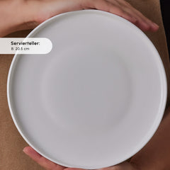 Karaca Forever Bone Fika Frühstücksset für 6 Personen, 22-teilig