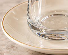 Karaca Globe Weiss Espressotassen-Set für 6 Personen