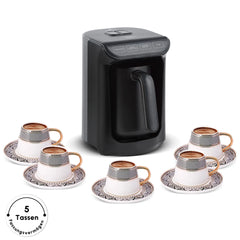 Karaca Hatır Kaffeemaschine mit Röstfunktion Shiny Black