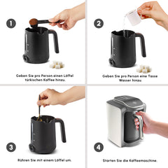 Karaca Hatır Neo Türkische Kaffeemaschine Starlight, 735 W, 300 ml