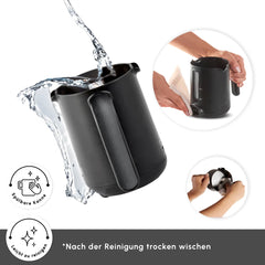 Karaca Hatır Kaffeemaschine mit Röstfunktion Shiny Black