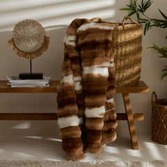 Karaca Rabbit Sherpa TV-Decke Braun, 130 × 150 cm