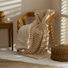 Karaca Rabbit Sherpa TV-Decke Beige 130x150 cm