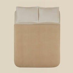 Karaca Leaves Bettdecke für Doppelbett Ecru, 200 × 220 cm
