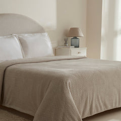 Karaca Leaves Bettdecke für Doppelbett Grau, 200 × 220 cm