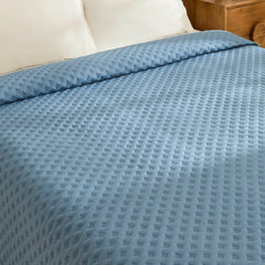 Karaca Ines Tagesdecken-Set für Einzelbett Dunkelblau, 160 × 220 cm