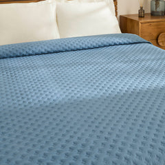 Karaca Ines Tagesdecken-Set für Einzelbett Dunkelblau, 160 × 220 cm