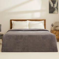 Karaca Chloe Tagesdecke für Einzelbett Anthrazit, 160 × 220 cm