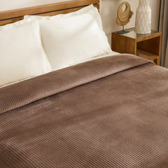 Karaca Chloe Tagesdecke für Doppelbett Braun, 230 × 240 cm