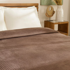 Karaca Chloe Tagesdecke für Doppelbett Braun, 230 × 240 cm