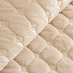 Karaca Alice Tagesdecken-Set für Doppelbett Beige, 3-teilig, 230 × 240 cm
