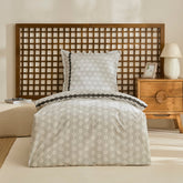 Karaca Rodeni Perkal Bettwäsche-Set für Einzelbett Schwarz aus 100 % Baumwolle
