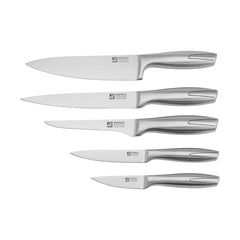 Karaca Meister Hamburg Messerblock-Set aus deutschem Stahl mit Ständer, 6-teilig