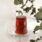 LAV Odin Teeservice – 12-teiliges Set aus Glas mit Untersetzern