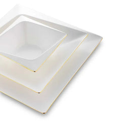 Jumbo Fold Gold Eckiges Tafelservice für 12 Personen, 58-teilig