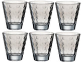 Leonardo Trinkglas Optic Pastell 215 ml, 6 Stück, Grau