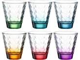 Leonardo Trinkglas Optic 215 ml, 6 Stück, Mehrfarbig