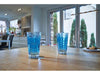 Leonardo Trinkglas Vario Struttura 280 ml, 6 Stück, Blau