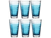 Leonardo Trinkglas Vario Struttura 280 ml, 6 Stück, Blau