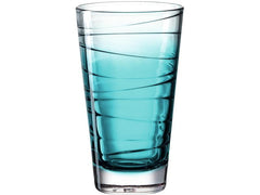 Leonardo Trinkglas Vario Struttura 280 ml, 6 Stück, Türkis