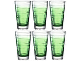 Leonardo Trinkglas Vario Struttura 280 ml, 6 Stück, Grün