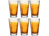 Leonardo Trinkglas Vario Struttura 280 ml, 6 Stück, Orange