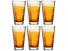 Leonardo Trinkglas Vario Struttura 280 ml, 6 Stück, Orange