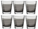 Leonardo Trinkglas Vario Struttura 250 ml, 6 Stück, Grau