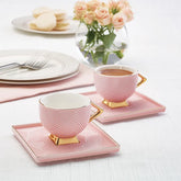 Karaca Art Deco Rose 2 Person Coffee Cup Set