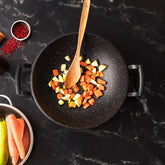 Karaca Viento Bio Granit konvex gewölbte Fleischpfanne / Sac- Pfanne 30 cm