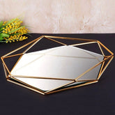 Leila Prizma Kleines Tablett -vergoldet