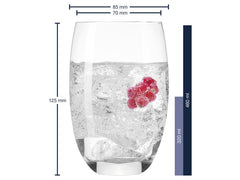 Leonardo Trinkglas Cheers 460 ml, 6 Stück, Transparent