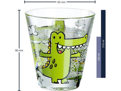 Leonardo Kindertrinkglas Bambini Krokodil, 215 ml, 6 Stück