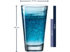 Leonardo Trinkglas Vario Struttura 280 ml, 6 Stück, Blau