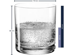 Leonardo Trinkglas Easy maxi 310 ml, 6 Stück, Transparent