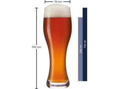 LEONARDO Bierglas Taverna 500 ml, 2 Stück, Transparent