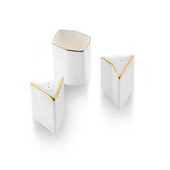 Jumbo Fold Gold Eckiges Tafelservice für 12 Personen, 58-teilig