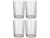 Bitz Trinkglas Kusintha 280 ml, 4 Stück, Transparent