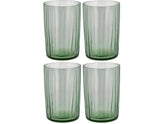 Bitz Trinkglas Kusintha 280 ml, 4 Stück, Grün
