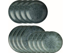 Arthur Krupp Speise-Service Fusion Blue 12 Stück,Blau