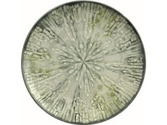 Arthur Krupp Speiseteller Fusion Grey Ø 28 cm, 4 Stück, Grau/Grün