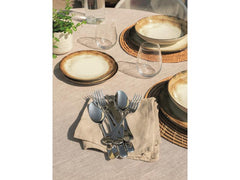 Arthur Krupp Speise-Service Shade Earth 12 Stück, Braun/Weiss/Hellbraun