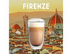 Bialetti Latte Macchiato Becher Firenze 300 ml, 2 Stück, Transparent